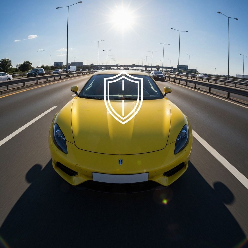 Carro asegurado